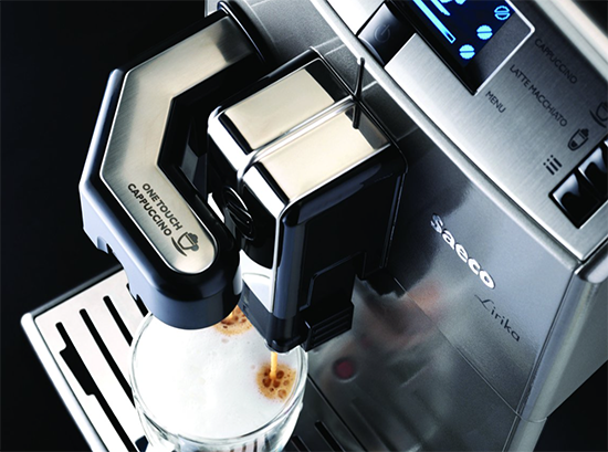 Onde encontrar máquinas profissionais de café para minha empresa da marca Saeco?